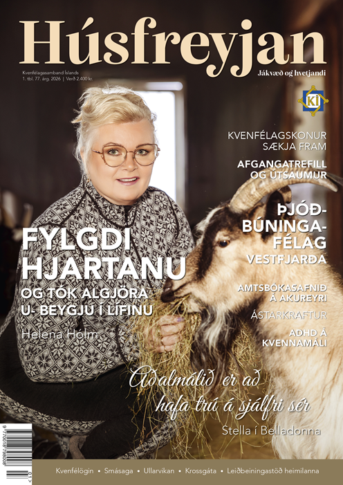 Fyrsta tölublað Húsfreyjunnar 2026 er komið út
