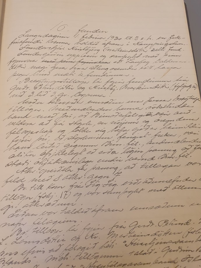 Stofnfundur KI 1febrúar 1930