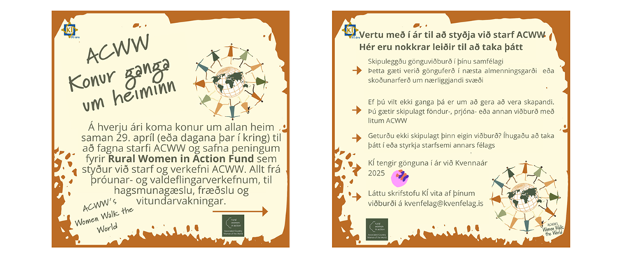 Konur ganga um heiminn